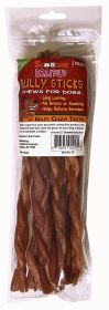 1 lb. 12 Inch BRAID Bully Sticks in Zip Lock Bag