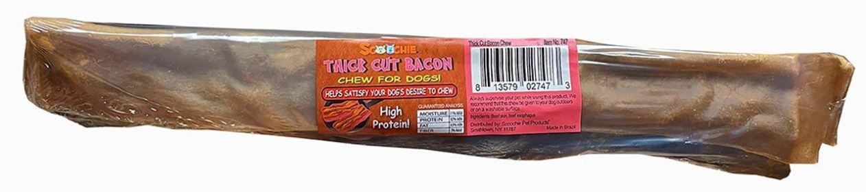 12-Inch-Thick Cut Bacon Slice Shrink With sticker and UPC