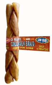 5-6 Inch CS Deluxe Collagen Braid with Cigar Band and UPC