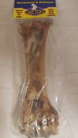 7 Inch Natural Roasted Shin Bone with Marrow bulk