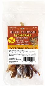 Beef Tendon / Back Strap 8 Ounce in Zip Lock Bag