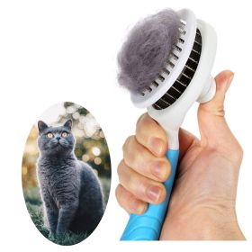 Grooming Brush; Self Cleaning Removes Loose Undercoat