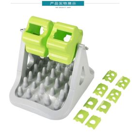 Roller Feeder Interactive Slow Feeding Dispenser, Dogs Puzzle Toy Fun Bowl