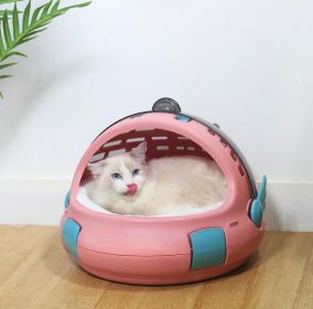 Space Capsule Cat Carrier Bag, Kitten & Puppies Home Dome Box, Travel Bags