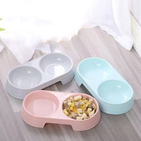 Dog Double Bowls; Food and Water; Assorted Varieties