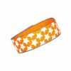 Dog Collar Reflective Fluorescent Blaze Orange with Adjustable Fastener
