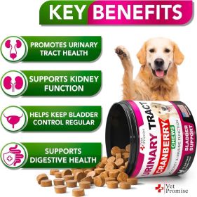Dog Urinary Treatment Cranberry Supplement Bladder Control for Dogs