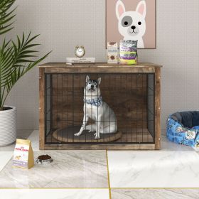 Dog Crate Furniture, Wooden Double Doors, Indoor