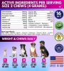 Dog Multivitamin Chewable with Glucosamine 16 in 1 Dog Vitamins and Supplements Senior and Puppy