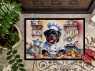 NEW Rottweiler The Chef Doormat Front Door Mat Indoor Outdoor Rugs for Entryway, Non Slip Washable Low Pile, 18H X 27W