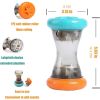 Treat Dispensing Puzzle Barbell-Shaped Dog Toys; Interactive Chase Toys