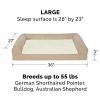 Plush & Performance Linen Orthopedic Sofa Pet Bed