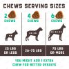 Natural Dog Allergy Chews with Omega Probiotics Apple Cider Vinegar