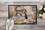 NEW Decorating Easter Beagle Doormat Front Door Mat Indoor Outdoor Rugs for Entryway, Non Slip Washable Low Pile, 18H X 27W