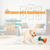 Treat Dispensing Puzzle Barbell-Shaped Dog Toys; Interactive Chase Toys
