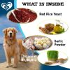 Flea and Tick Prevention Chewable Pills for Dogs Pest Control & Natural Defense Beef Taste