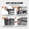 Heavy Duty Dog Crate 3-Door Kennel Lockable Wheels and Removable