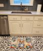 Corgi The Chef Memory Foam Kitchen Mat Machine Washable Anti-Fatigue Mat Cushion Comfort Bath Mat or Kitchen Rug