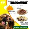 Dog Anti Itch Allergy Relief Chews Dry Itchy Skin Treatment with Probiotic Omega 3 Oil Immune Supplement