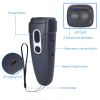 Ultrasonic Anti Barking Device Rechargeable Handheld Barking Deterrent with 4 Modes LED Flashlight