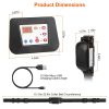 990FT Radius Dog Training Collar Wireless Fence Waterproof Vibration Electric Shock