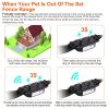 990FT Radius Dog Training Collar Wireless Fence Waterproof Vibration Electric Shock
