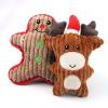 Christmas Bite-resistant Plush Pets Santa Claus Teeth Cleaning Training Puppy Chewing Toy