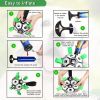 Dog Football Interactive Toy Ball, Durable with Grab Ring, Christmas Dog Water
