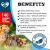 Flea and Tick Prevention Chewable Pills for Dogs Pest Control & Natural Defense Beef Taste