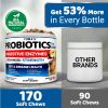 Probiotics for Dogs and Digestive Enzymes 170 Chews Fiber Supplement