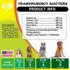 Dog Anti Itch Allergy Relief Chews Dry Itchy Skin Treatment with Probiotic Omega 3 Oil Immune Supplement