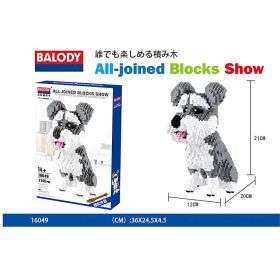 Cartoon Dog Building Blocks Mini Dachshund Model Toy (Color: 16049, size: With box)