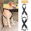 2Pcs Dog Seat Belt Leash Adjustable Pet Dog Safety Leads Harness