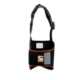Velcro Dog Muzzle Adjustable Breathable Anti-Bite Anti-Bark (Color: Black, size: L)
