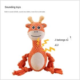 chew toys plush sound toys grinding teeth resistant to bite interactive dog toys (colour: Greedy for frogs)