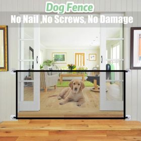 Dog Gate Net Suitable for Indoor Safety (Color: Black, size: 180cm)