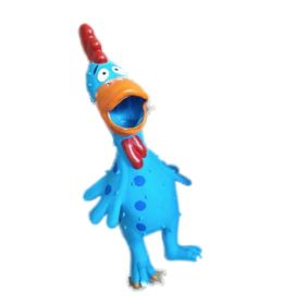 Dog Toys Screaming Chicken Squeeze Sound Toy - Bite Resistant Chew Toy (Color: Blue)