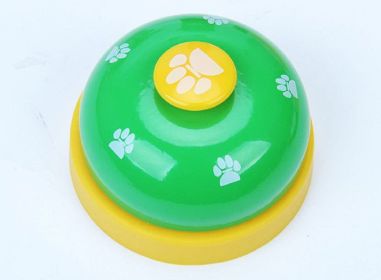 Training Bell Clicker with Non Skid Base, Pet Potty Training (Color: Green)