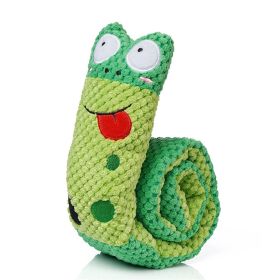 Dog Puzzle Toys Squeaky Plush Snuffle Dog Toy (Color: Style 2)