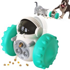 Paw Partner Dog Tumbler, Slow Feeder Swing Training Food Dispenser (Color: Blue, Ships From: China)