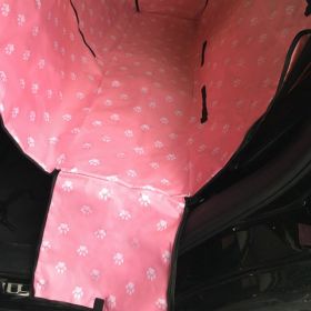 Dog Carriers Waterproof Rear Back Seat Cover Mats Hammock (D1010: D1010PK)