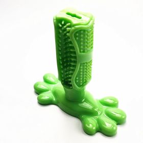 Dogs Toothbrush Stick Brushing Nontoxic Natural Rubber Bite Resistant (size: large)