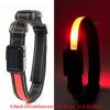 Solar And USB Rechargeable Light Up Pet Collar Waterproof LED For Night Walking