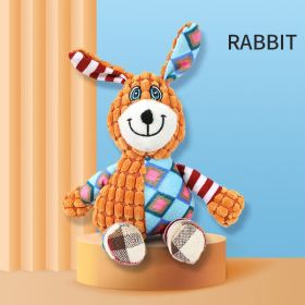 Interactive Dog Toys For Aggressive Chewers Dog Squeaky (Style: Rabbit)