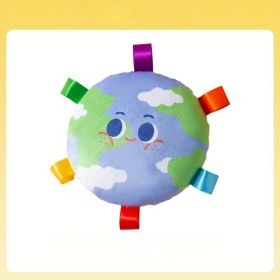 Cartoon Plush Flying Disc Toy Dog for Outdoor Play, Bite-resistant (Style: D)