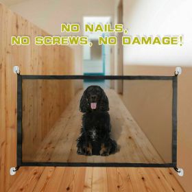 Pets Safety Gate Mesh Fence (size: S)