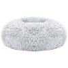 Dog Bed Soft Warm Fleece Puppy Cat Bed Dog Cozy Nest Sofa Bed Cushion L Size