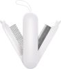 Multi-Functional 2-in-1 Swivel Travel Grooming Comb and Deshedder