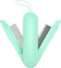 Multi-Functional 2-in-1 Swivel Travel Grooming Comb and Deshedder