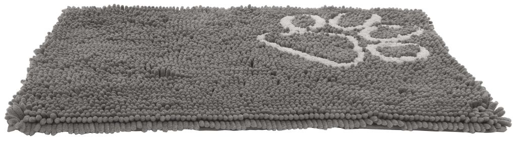 Dog Mat Fuzzy Quick Drying Machine Washable (Color: Grey)